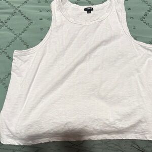 Torrid White Sleeveless Tank Top